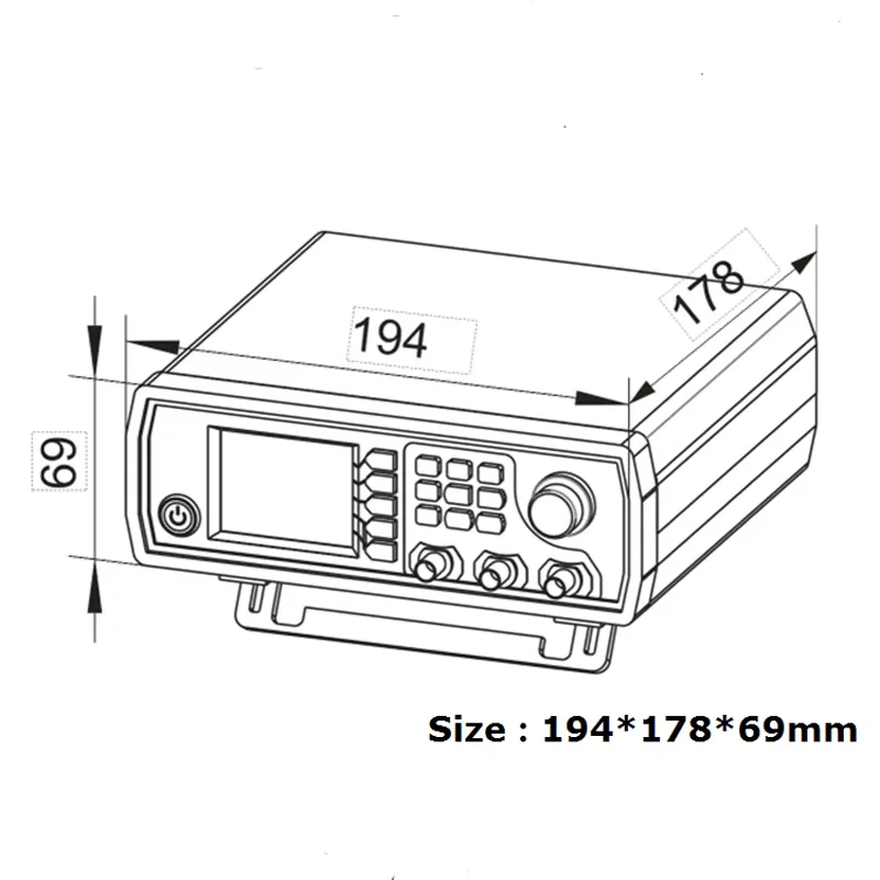 JDS6600 15/30/40/50/60MHz DDS función generador de señal/fuente Dual/2 canales medidor de frecuencia generador de pulso de forma de onda arbitraria