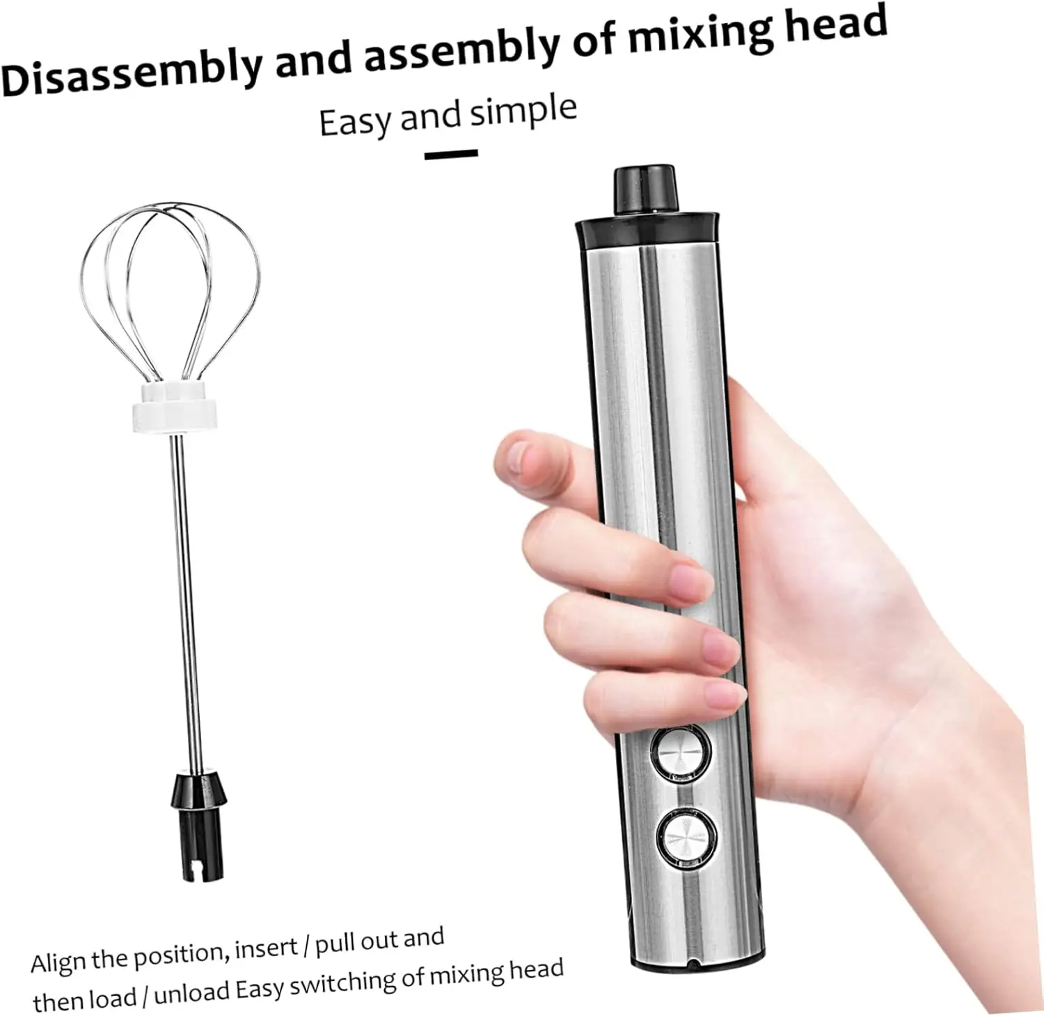Magpie 3 in 1 Handheld Electric Milk Stirrer Frother Drink Mixer Egg Beater Charging Easy Operation  Whisk Home Kitchen Use Tool view 2