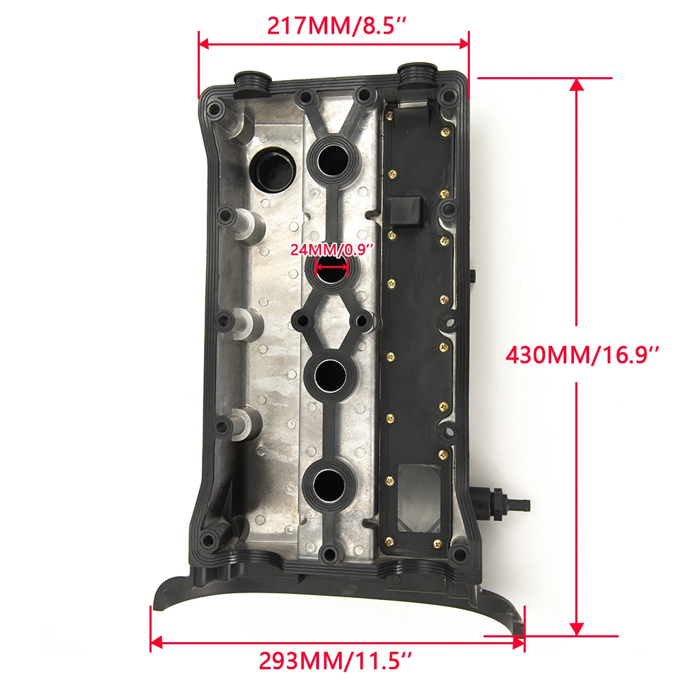 Aluminum Engine Valve Cover OEM 25192208 Camshaft Rocker Cover for GM Chevrolet Lacetti Aveo