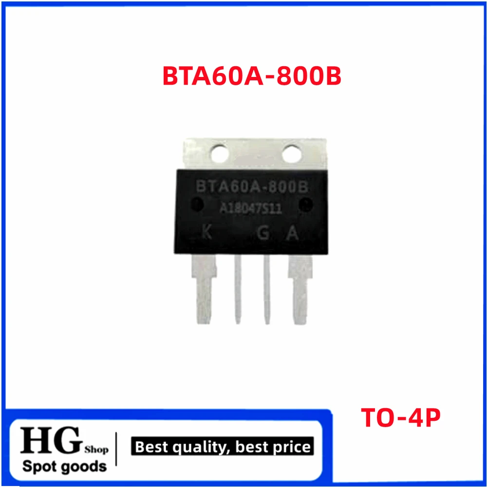 Tiristor bidireccional de BTA100A-1600B en línea, TO-4P BTA80A 60A 100A 800B 1200B 1600B, 800V 1200V, lote de 2 unidades