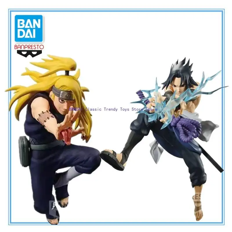 

In Stock Original BANDAI BANPRESTO Naruto Shippuden Deidara Uchiha Sasuke PVC Anime Character Model Collection Toy Gift