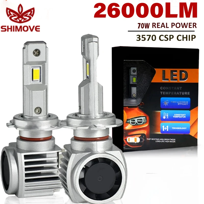 

Лампы для автомобильных фар, 9005 HB3 9006 HB4 H11 H8 1:1, 12 В, 70 Вт