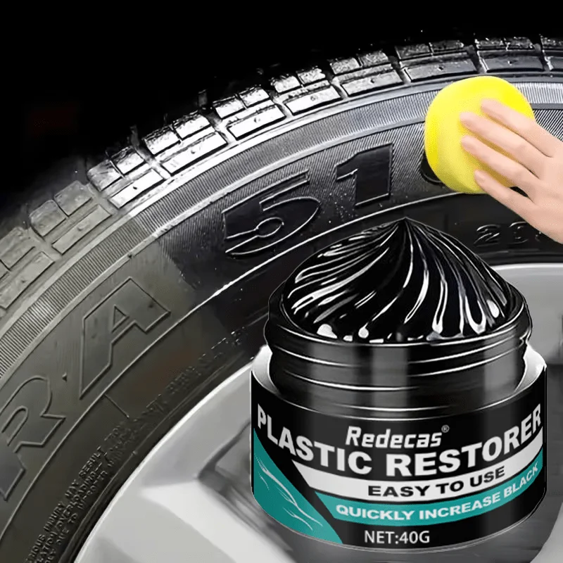 Repair kit for tires, rims, dash, steering wheel & black exterior plastic parts