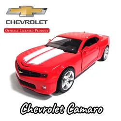 1:36 Metal Diecast Car Model Repilca Chevrolet Camaro Scale Miniature Collection Vehicle Hobby Kid Toy for Boy Xmas Gift