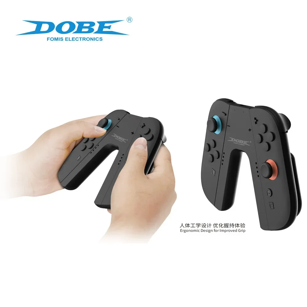 DOBE TNS-3178 ل Switch2 مقبض يسار ويمين 2in1 شحن قبضة للتبديل 2 تحكم مقبض صغير سهل مقعد جهاز شحن