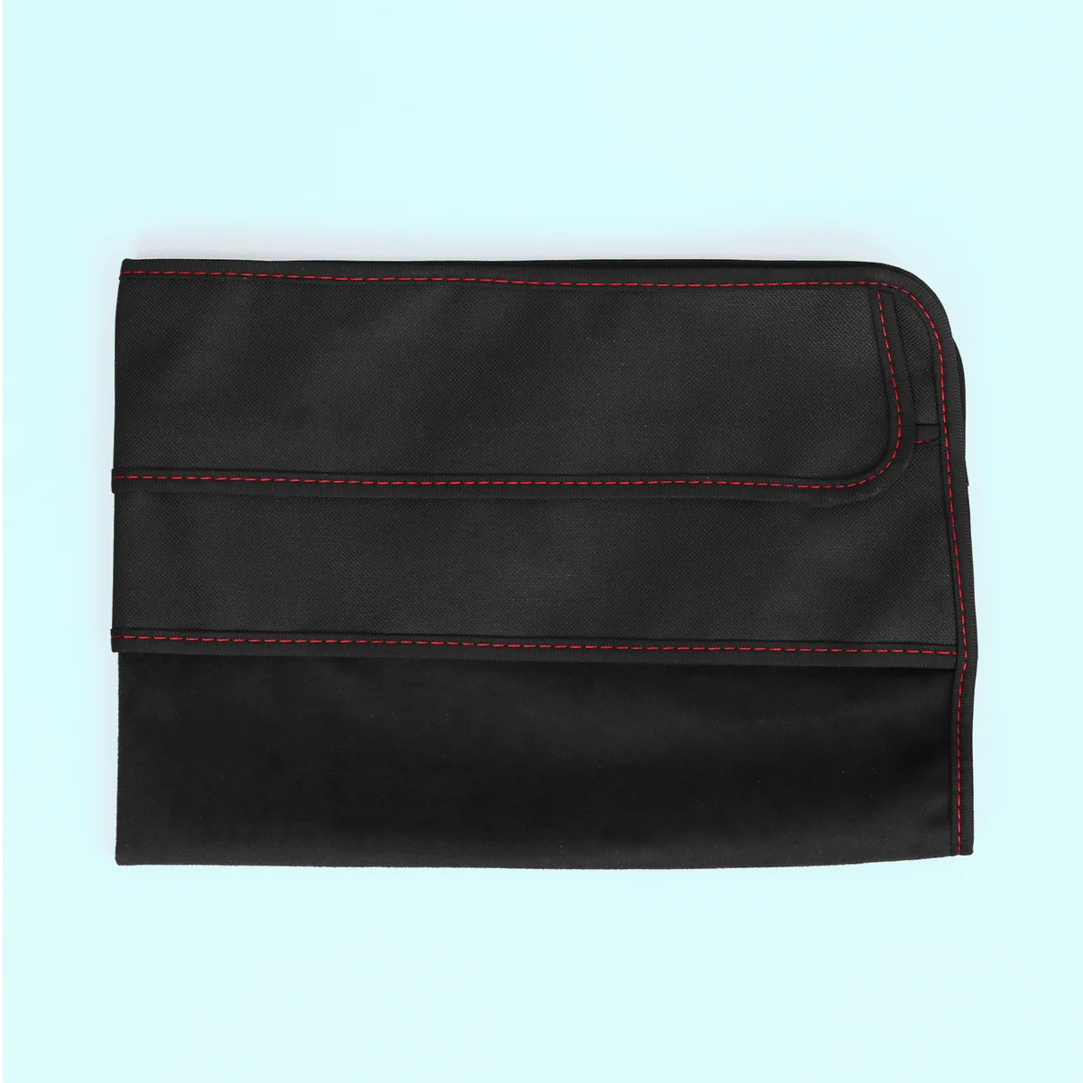 27 Inch Black Polyester Monitor Dust Cover Protector Scratch Resistant Foldable Screen Protector with Pocket for Travel Storage