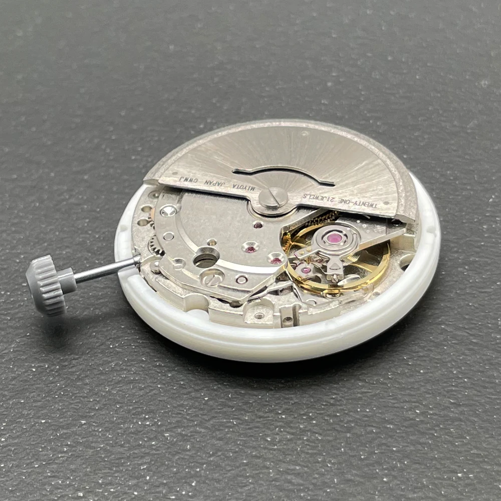 Genuine Miyota 8285 Automatic Mechanical Movement Mod Day-Date Watch Mechanism with Week at 12:00/Date at 3:00 O'clock 21 Jewels