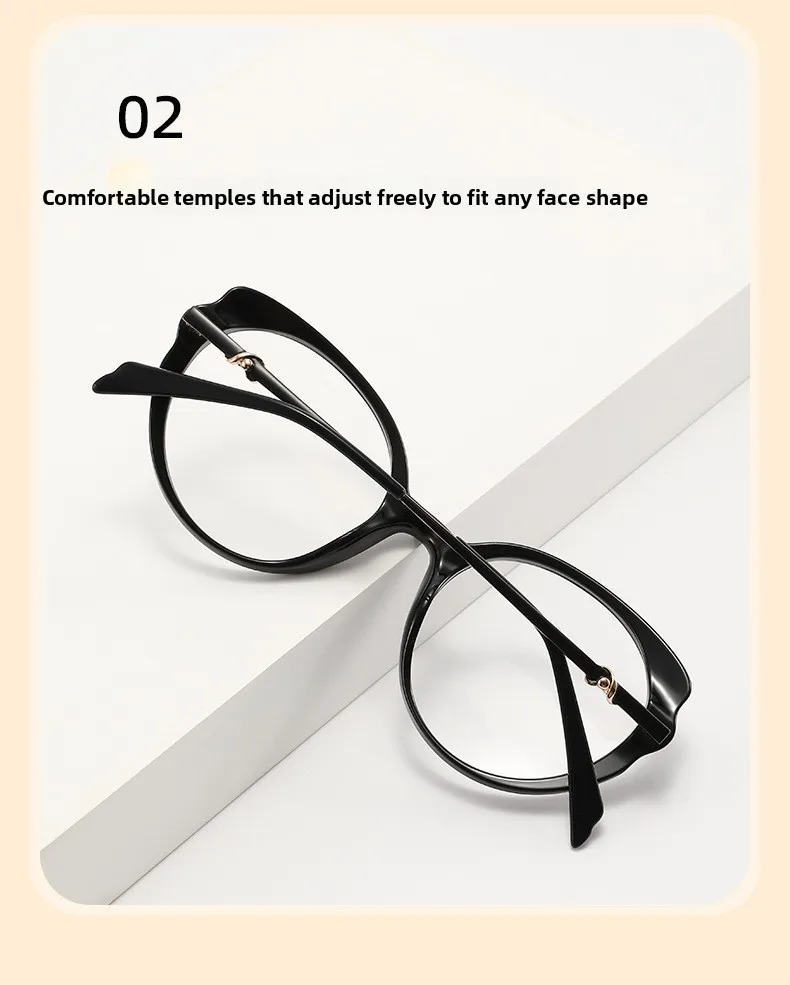 نظارات قراءة طبية بتصميم جديد للسيدات على شكل عين القطة من OLLYMURS مضادة للأشعة الزرقاء نظارات كمبيوتر تقدمية فوتوكروميك