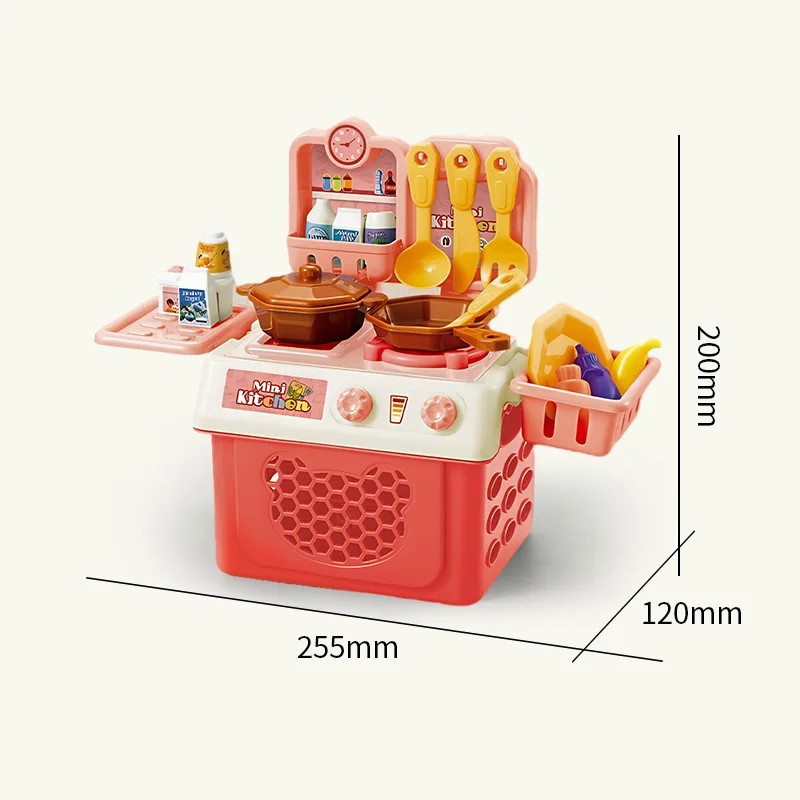 Cuisine de simulation pour enfants, jouets de cuisine réels, jeux de maison, jouets éducatifs de la petite enfance, cadeaux pour garçons et filles