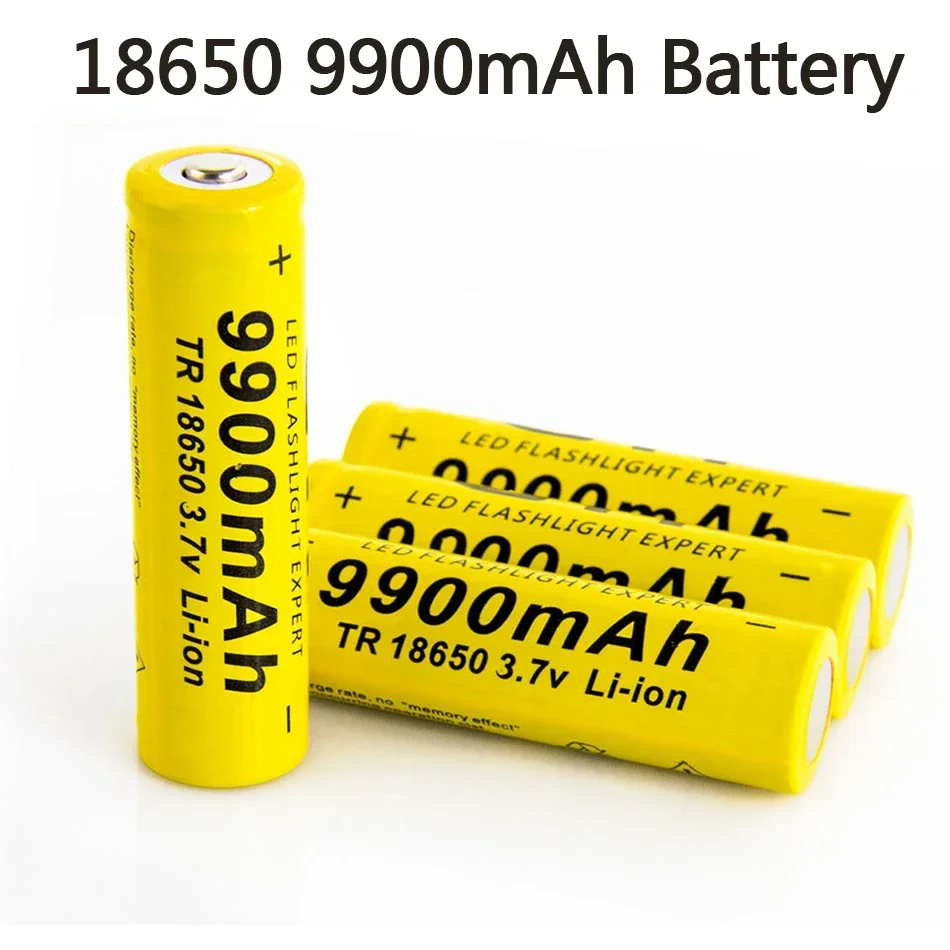 New 18650 battery 3.7V rechargeable Li-ion battery for Led flashlight Torch batery  lithium battery