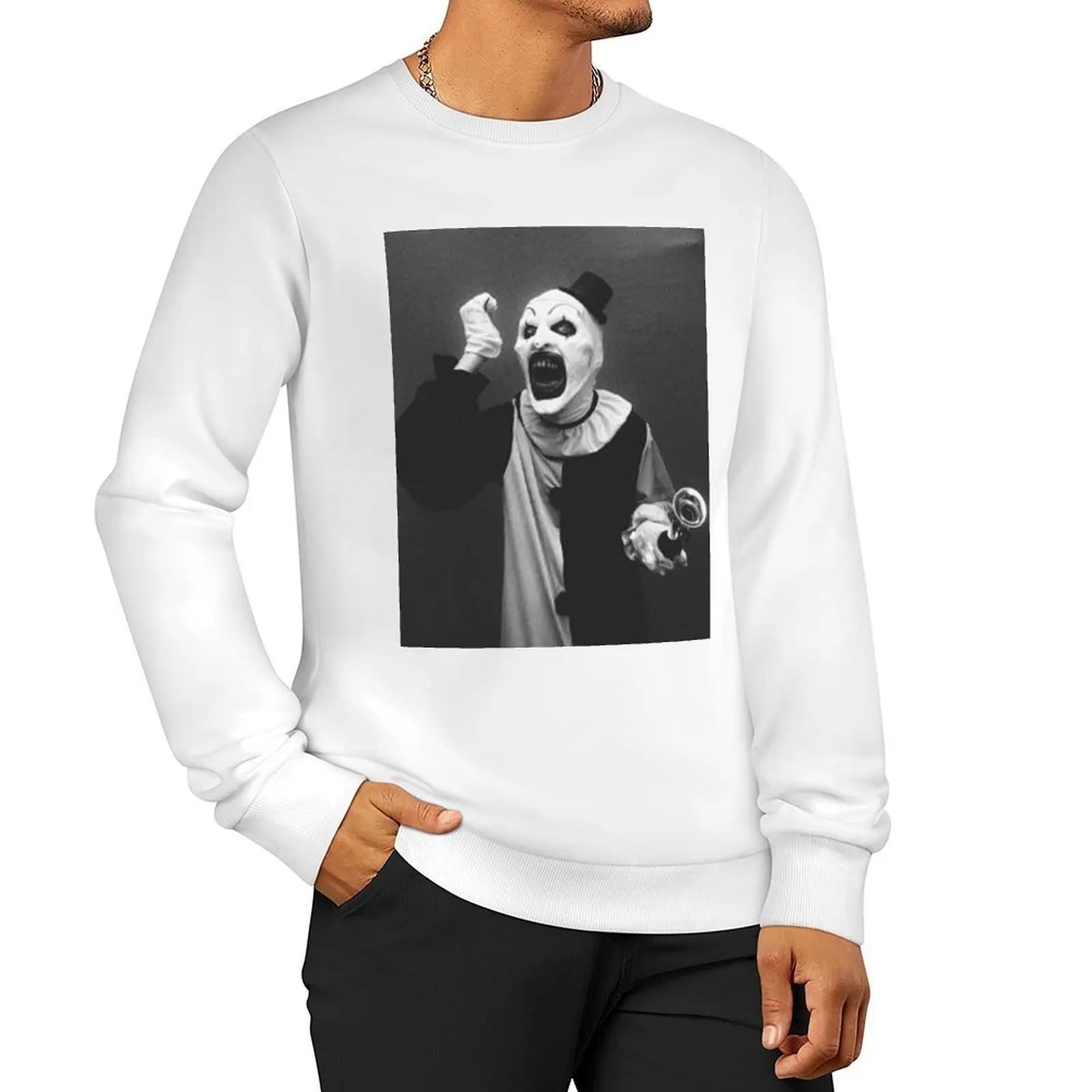 

Terrifier art the clown horror Sweatshirt anime clothes graphic sweatshirts