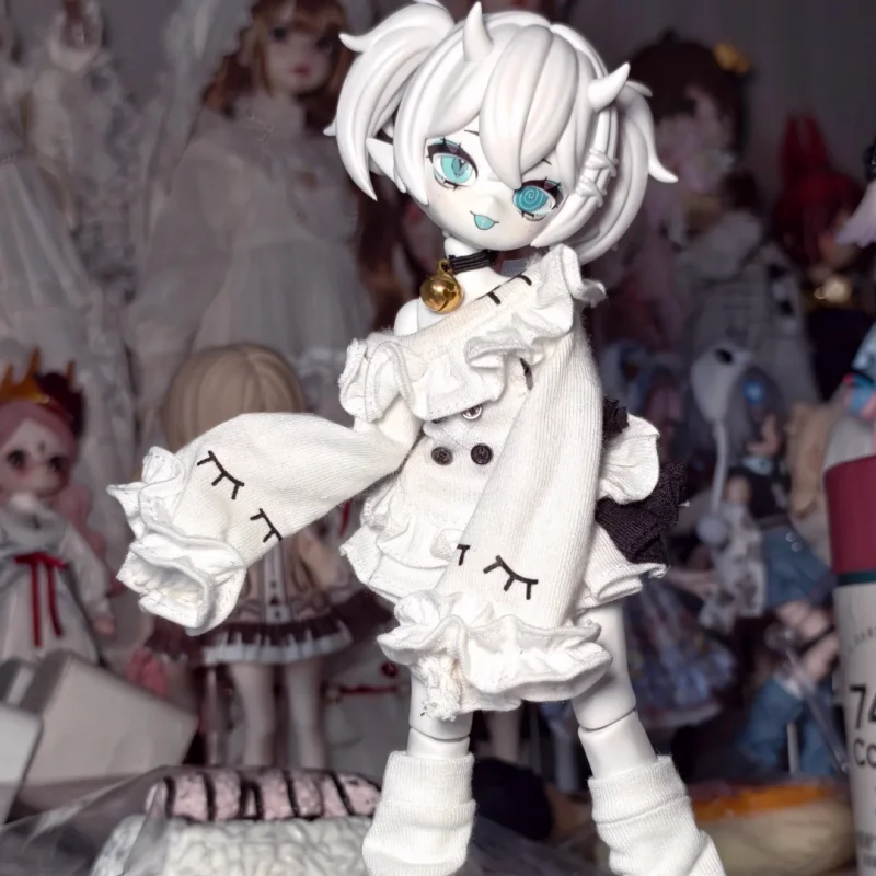 Genuine  Devil's Horns In Stock 1/8 BJD Blind Box Gift Decoration Collectible Cute Articulated Unpainted Head Accessories view 4
