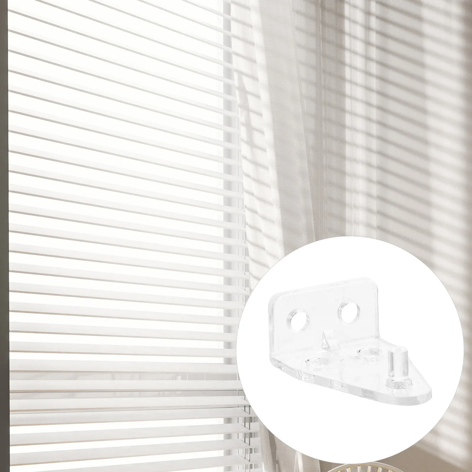 8Pcs Curtain Hook Set Venetian Blind Hooks Reliable Connector Hooks for Long-Term Blind Use Curtain Hook Sliding Wheel