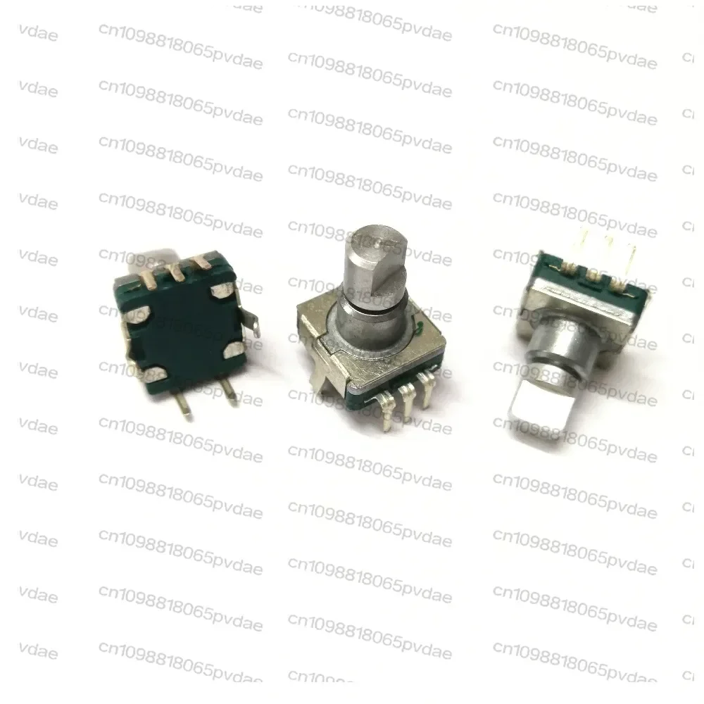 50Pcs/lot EC11 type encoder switch 30 positioning 15 pulse shaft length 12MM vehicle potentiometer
