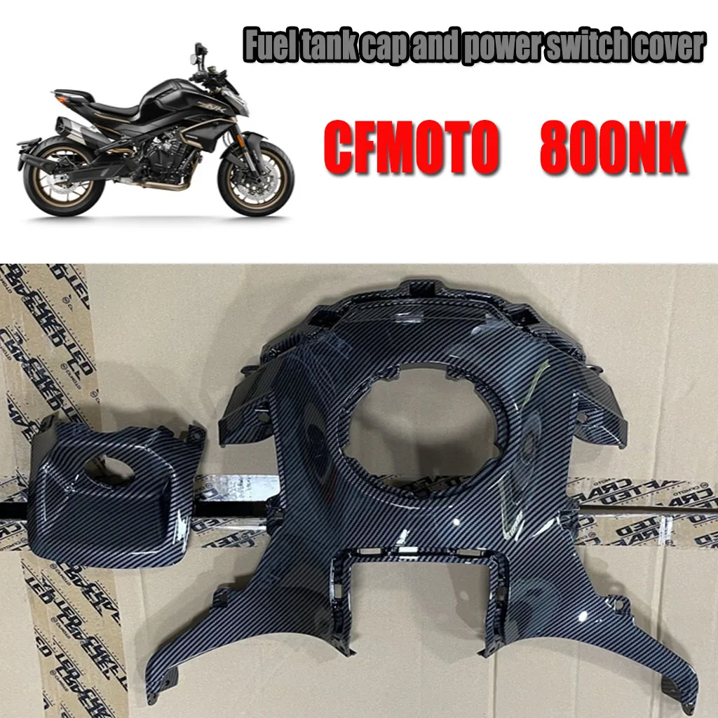 

Fit for CFMOTO 800NK NK800 CF800-7/7A fuel tank cover motorcycle original parts modified carbon fiber fuel tank decorative cover