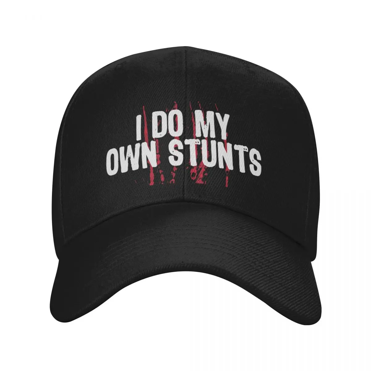 

I Do My Own Stunts Get Well Gifts Funny Injury Funny Baseball Cap fun hats Golf Hat Gentleman Hat black Caps For Men Women's