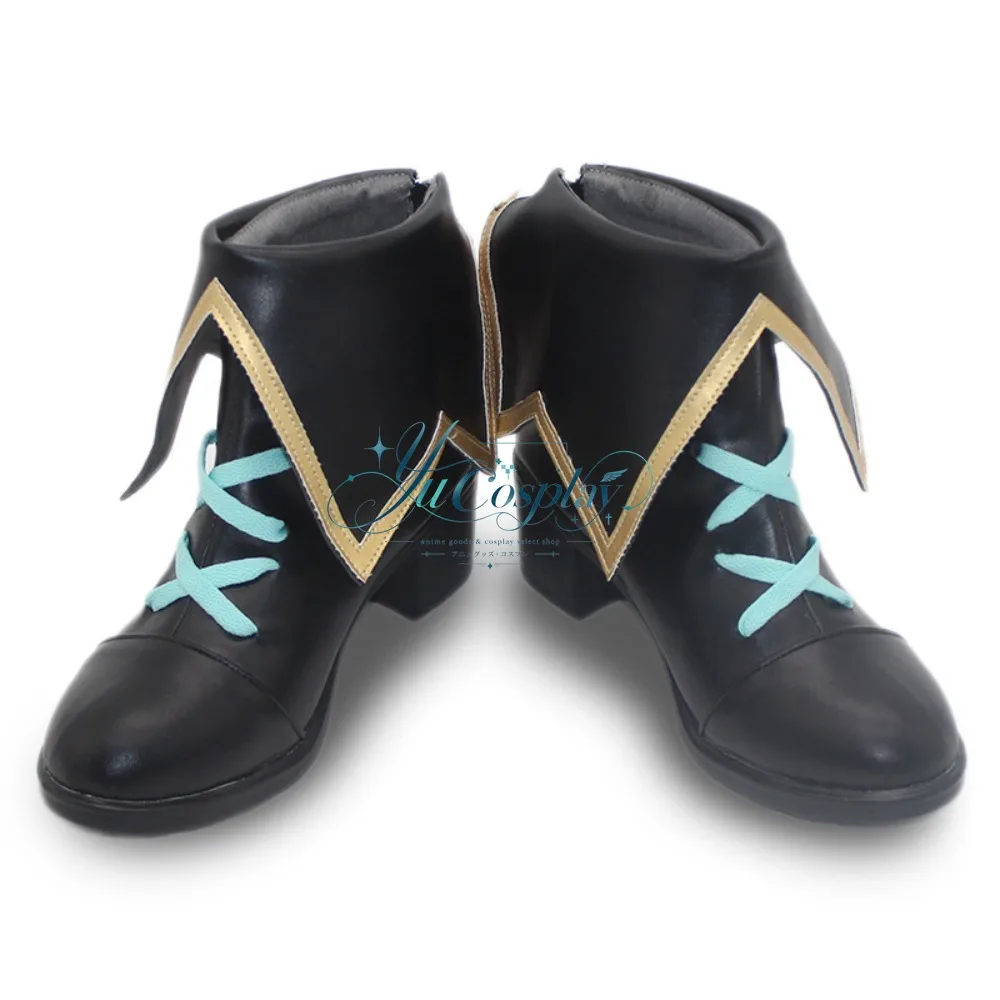 Gakuen Idolmaster Tsukimura Temari Cosplay Shoes Female Character Footwear for School Festival and Music Performance