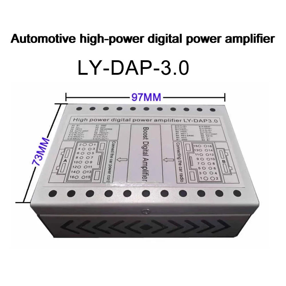 

Amplifier Suitable For Car-mounted Android Large-screen Machine Automotive High-power Digital Power