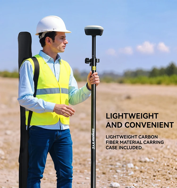 SingularXYZ 35% oFF 2.6m Aluminum Alloy Lightweight Quick Lock Design Lightweight Telescopic Pole for Surveying Map