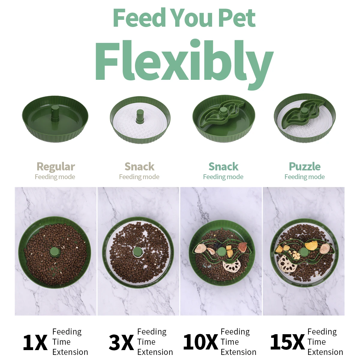 1pc Pet Turntable Slow Food Bowl with Licking Pad, Anti Choking No Spill Dog Puzzle Food Bowl Dog Snack Basin For Multiple Uses