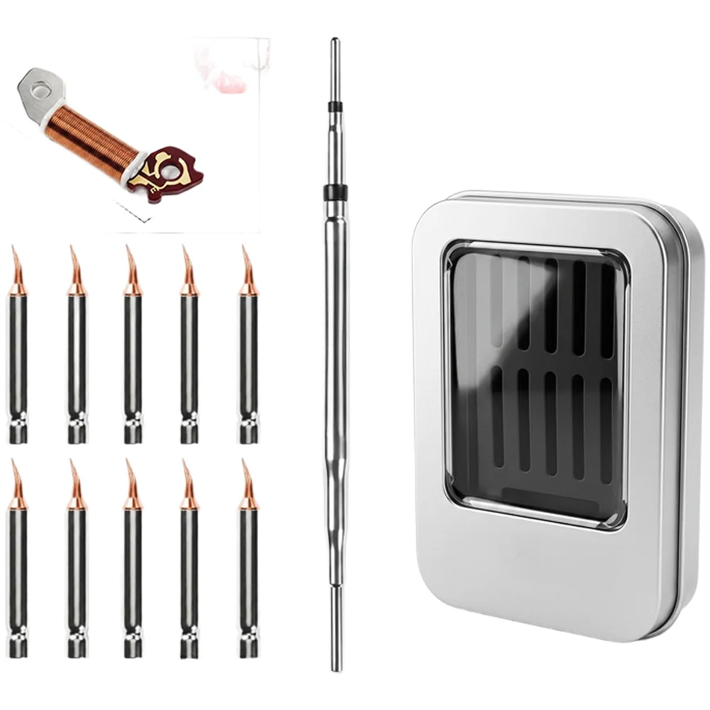 C210 Replaceable For Soldering Tips with 0.2mm Point Geometry for Targeted Heat Application on Sensitive Circuitry