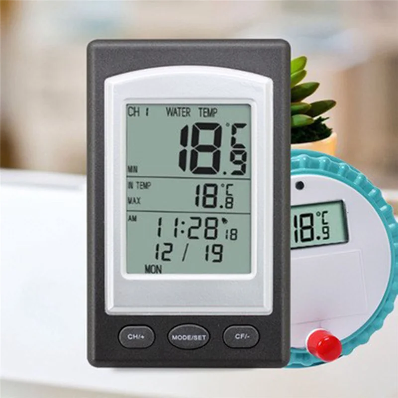 

Digital Pool Thermometer Floating Digital Floating Water Temperature Monitor For Pools Hot Tubs Aquariums
