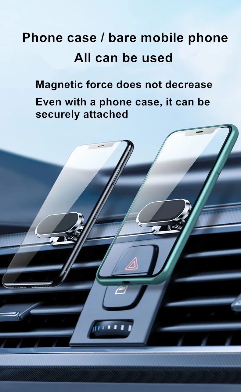 Magnetic Car Phone Holder Air Vent Mount Professional Car Interior Styling Accessories For BMW X1 X2 X3 X4 X5 X6 X7 G30 G32 E46 - view 6