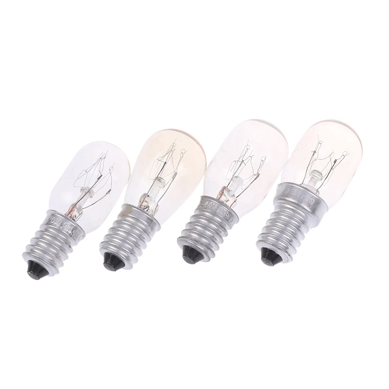 5Pcs E14 Salt Lamp Globe Bulb 10/15/20/25W 220V-230V Incandescent Bulbs Refrigerator Oven Light Bulbs Replacement Bulbs