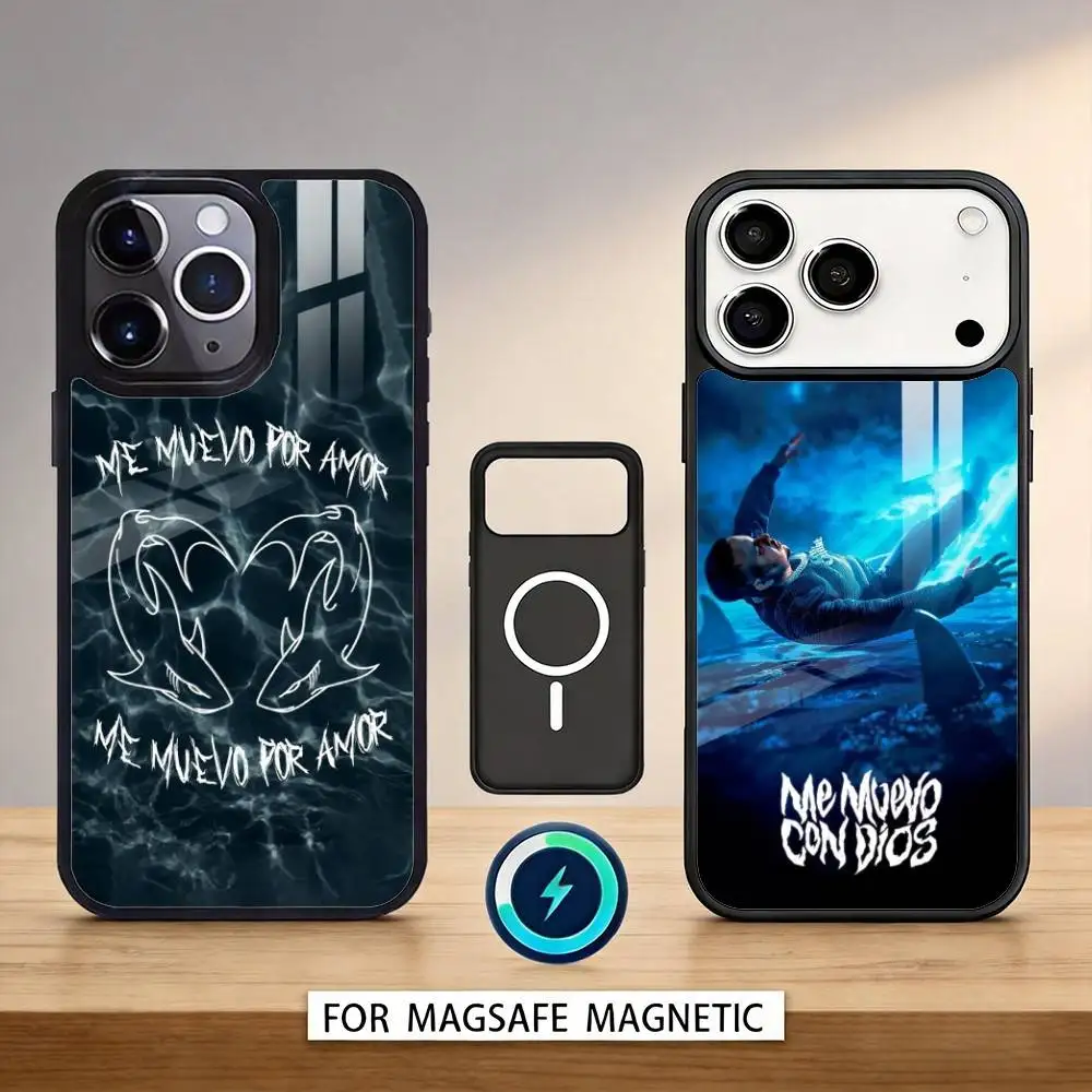 

C-Cruz Cafune Me Muevo Con Dios Phone Case For iPhone17,16,15,14,13,12,Pro,Max,Magnetic For Magsafe Wireless Charging