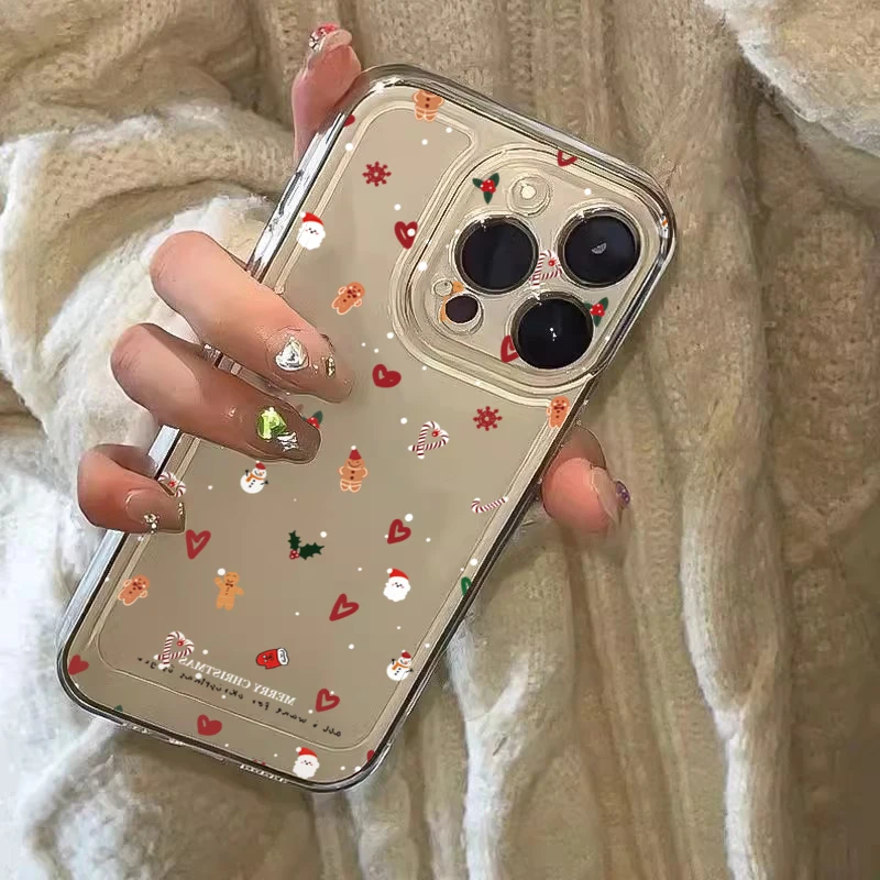 Gingerbread Phone Case for Samsung Galaxy A06, A16, A36, A54, A15, A35, A55, S25, S24, S23, S22 Ultra Plus FE