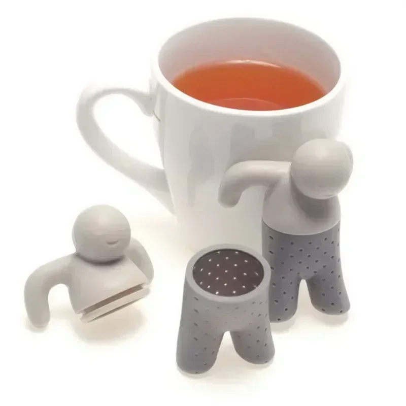 مصفاة شاي سيليكون Infuser Teaware مصفاة تصفية أكياس الشاي صانع ورقة Infusor اكسسوارات المطبخ أدوات الشاي