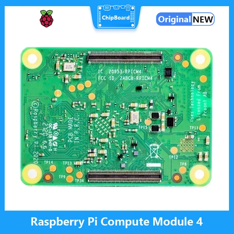 Imagem -02 - Raspberry pi Compute Module Cm4 2gb de Ram Lite Suporte Opcional Wi-fi Bluetooth Novo