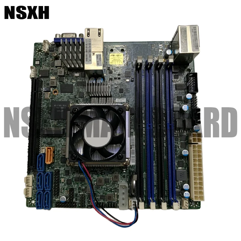 Original Server Motherboard For ITX XEON D1521 NAS Perfect Test Good Quality X10SDV-4C-TLN2F