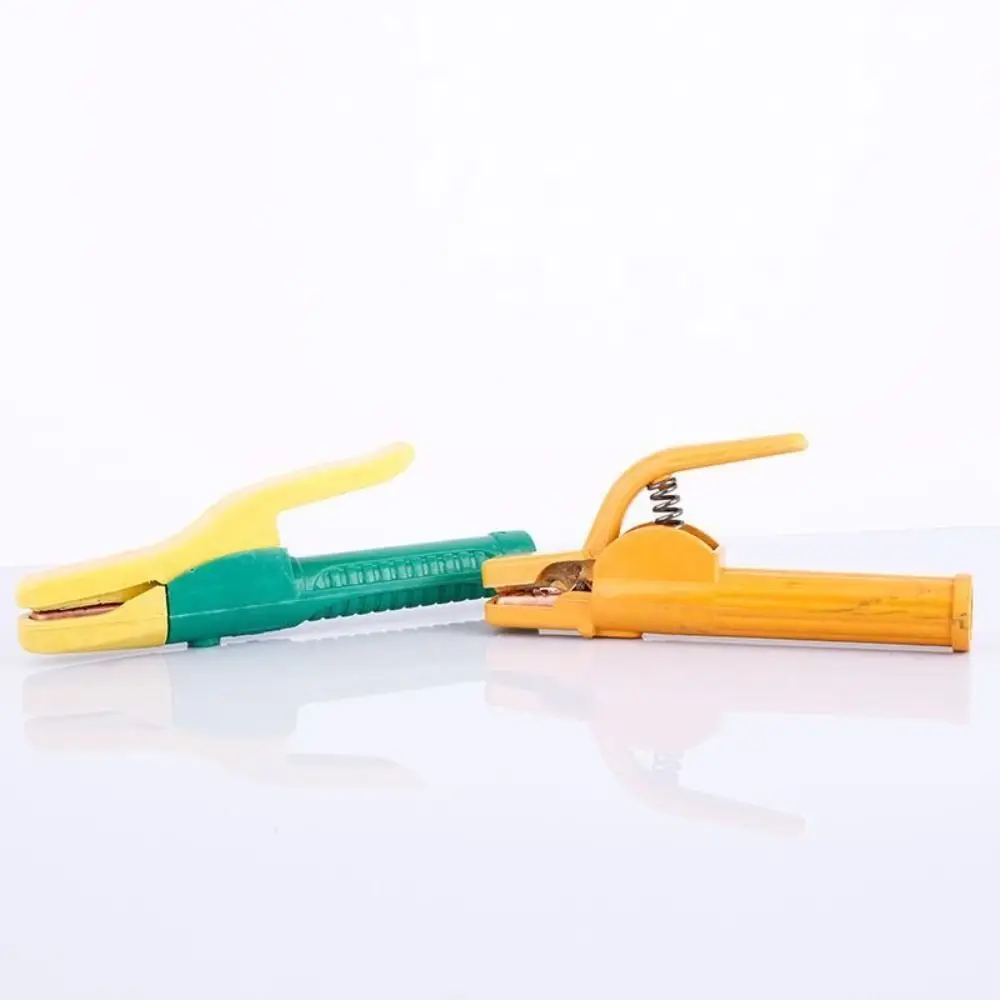 Heat Resistant Welding Tongs Heavy Duty Insulated Handle Welding Electrode Holder Labor-Saving Design Ergonomic