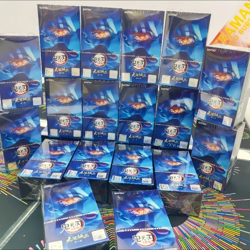 

Официальные коллекционные карты KAYOU Demon Slayer Infinite Castle Arc: аниме-мерч по фильму с Танджиро и Незуко для коллекционеров аниме