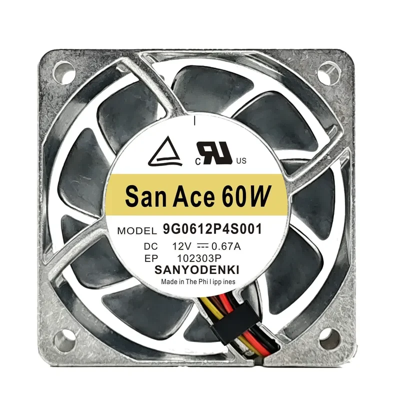 for Sanyo 12V 24V Double Ball Bearing High Air Volume High Temp Refit All Aluminum Alloy Cooling Fan