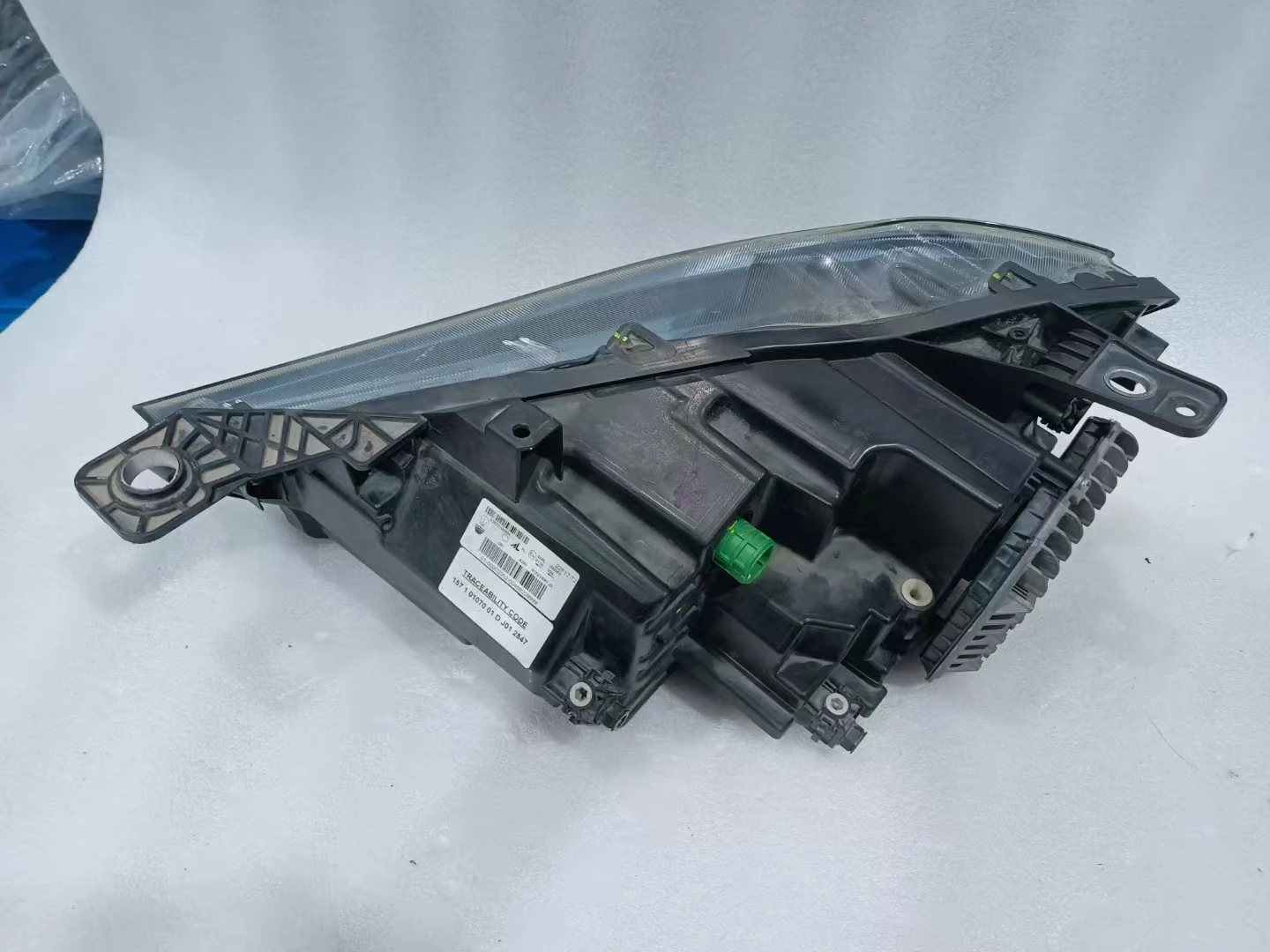 23 سنة للمصابيح الأمامية مصفوفة Geberit الأصلية المفككة مصد السيارة الأمامي مصبغة المصباح باب السيارة طقم هيكل المحرك #5