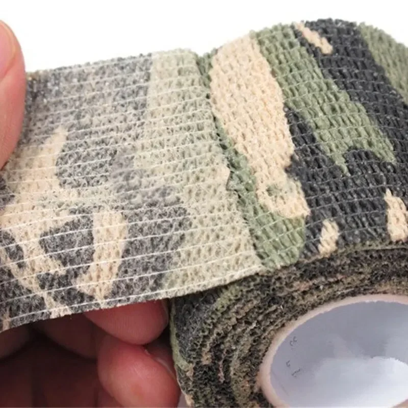 Telescopic Non-woven Fabric Outdoor Camouflage Tape Hunting Camouflage Tape Finger Protection High Elastic Movement