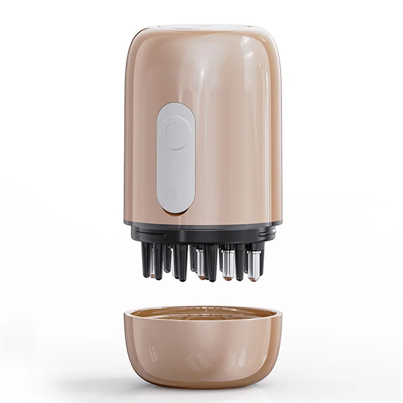

TCF-Electric Scalp Massager And Hair Oil Applicator 2 In 1, Scalp Treatment Dispenser For Hair Growth, Rechargeable