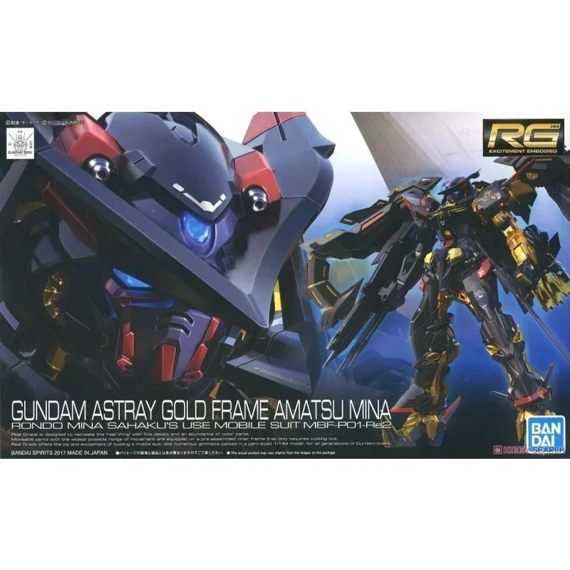 

В наличии Bandai Original RG 1/144 Gundam ASTRAY GOLD FRAME AMATSU MINA Сборка Аниме Фигурка Модель Коллекция игрушек Подарки