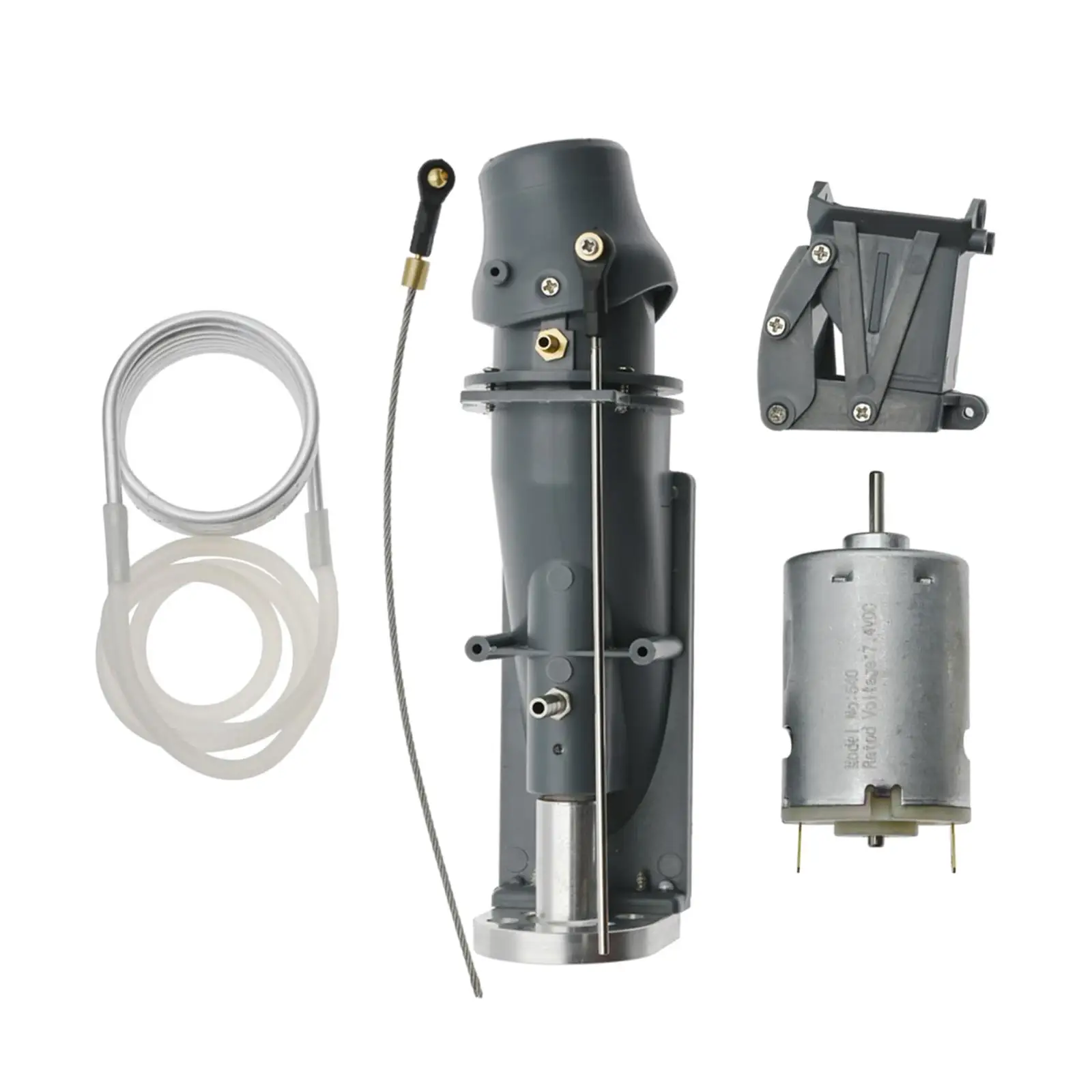 RC Boat Thruster Jet Pump Set 4370Kv 540 Brushed Motor RC Boat Water Pusher for RC Jet Drive Boat Replaces Spare Parts Upgrade