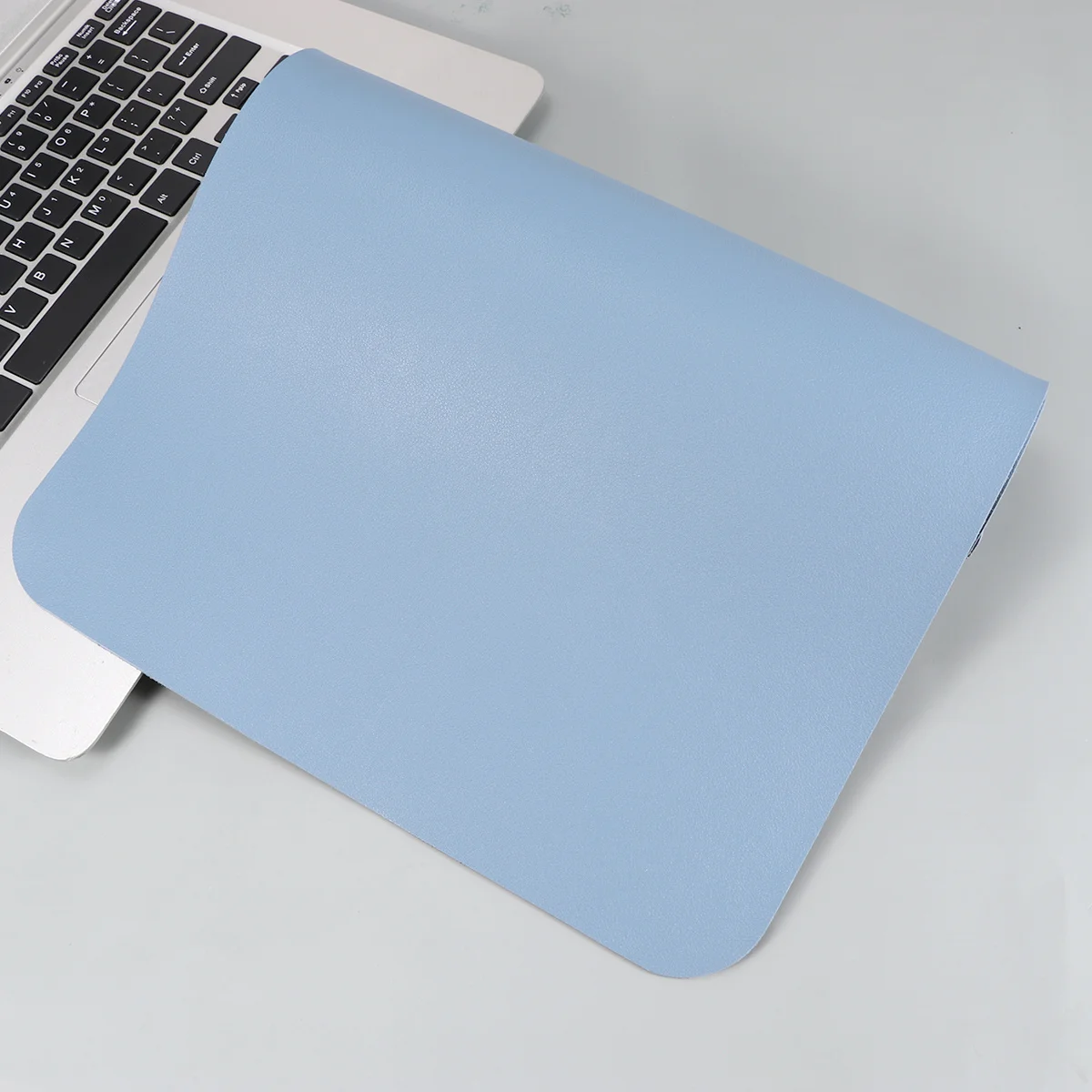 

Waterproof Oil-Proof Light Blue Large Synthetic Mouse Pad Desktop Writing Cushion Non-Slip Mouse Mat for Home Office