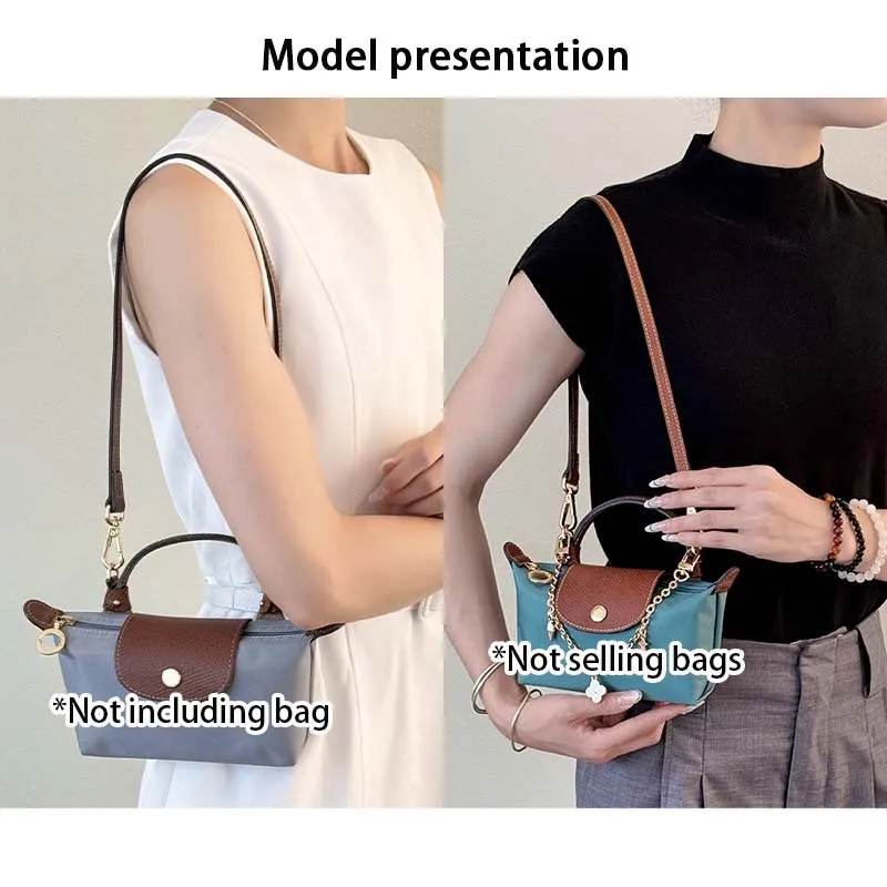 Leather Replacement Crossbody Bag Strap For 2026 New Longchamp Mini Shoulder Strap Durable Without Punching Modification