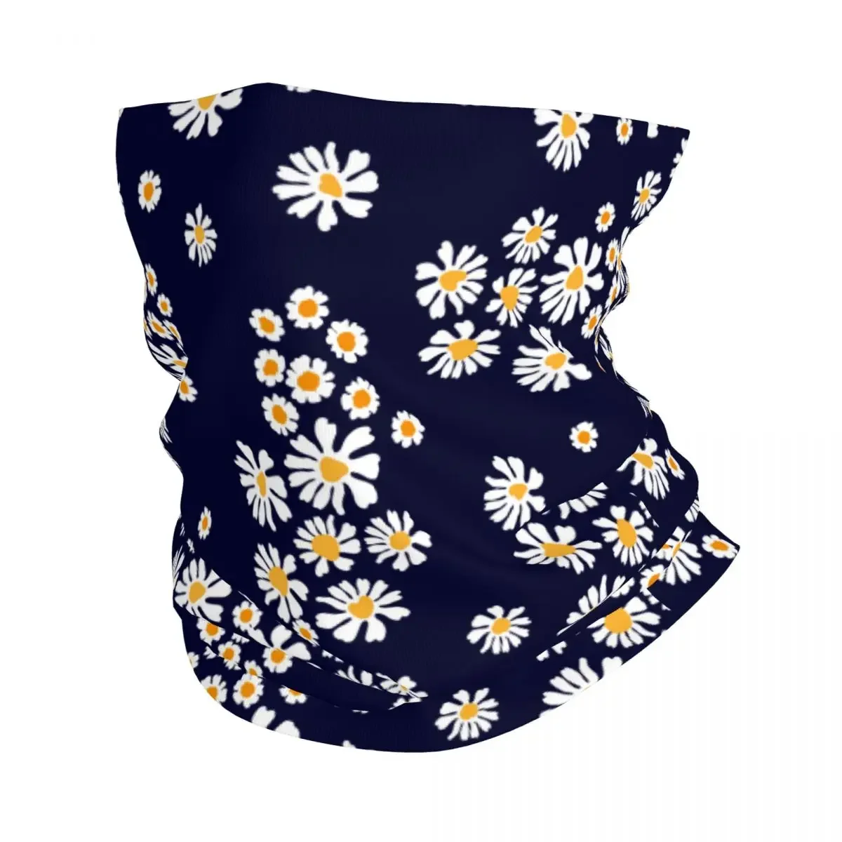 Margarita linda flor Bandana cuello polaina pasamontañas estampadas bufanda cálida sombreros deportes al aire libre Unisex adulto transpirable