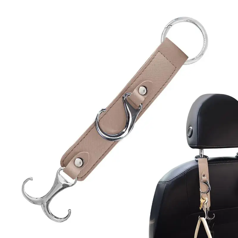 

Car Seat Headrest Hooks Back Hanger Storage Holder Organizer Rear Rack For Purses Bags Interior Accessories