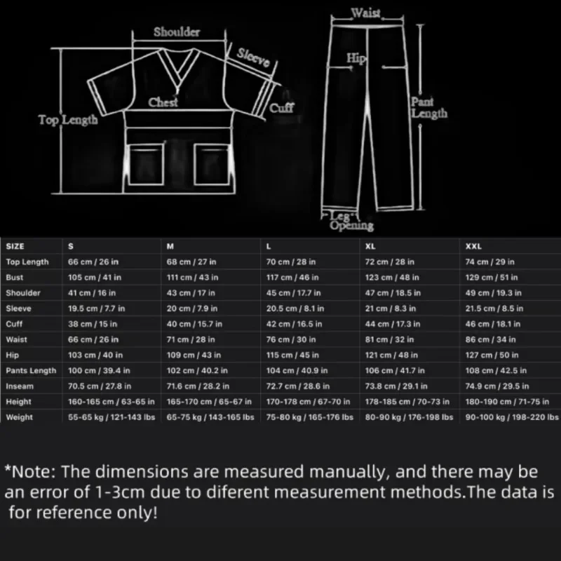 Benutzerdefiniertes bedrucktes medizinisches Krankenschwester-Set, Unisex, V-Ausschnitt, kurzärmelig, mehrere Taschen, waschbare Arbeitsuniform