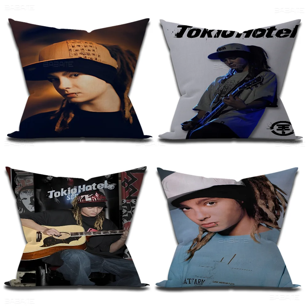 Bill Kaulitz Tom Tokio Hotel Cushion Cover Decorative Pillow Sofa Home Decor case pillow cases