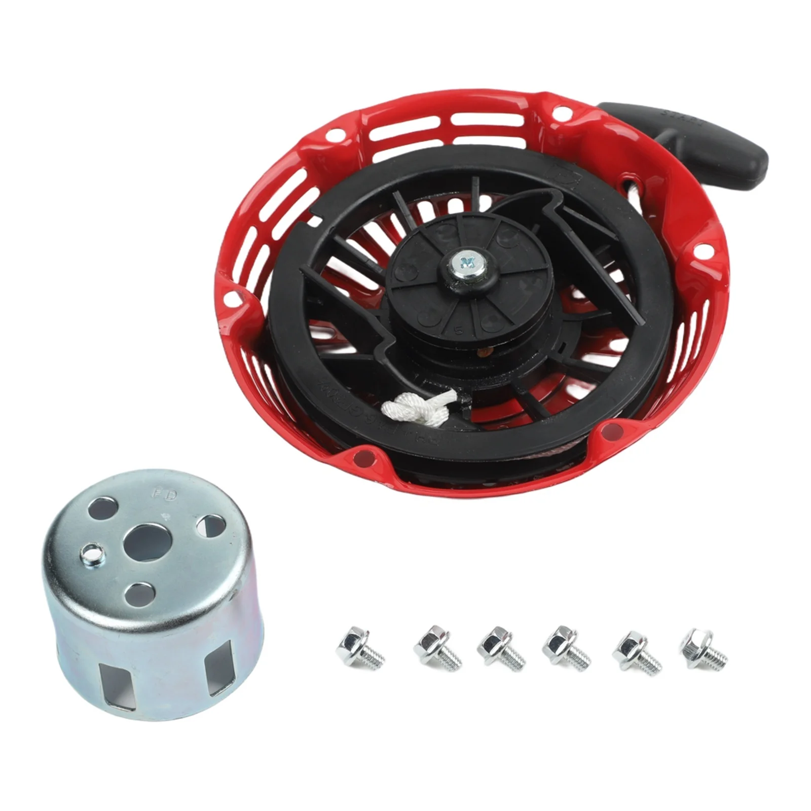 

Engine Starter Cup Kit Recoil Starter Starter Cup Included 6 Mounting Bolts Included Complete Installation Kit