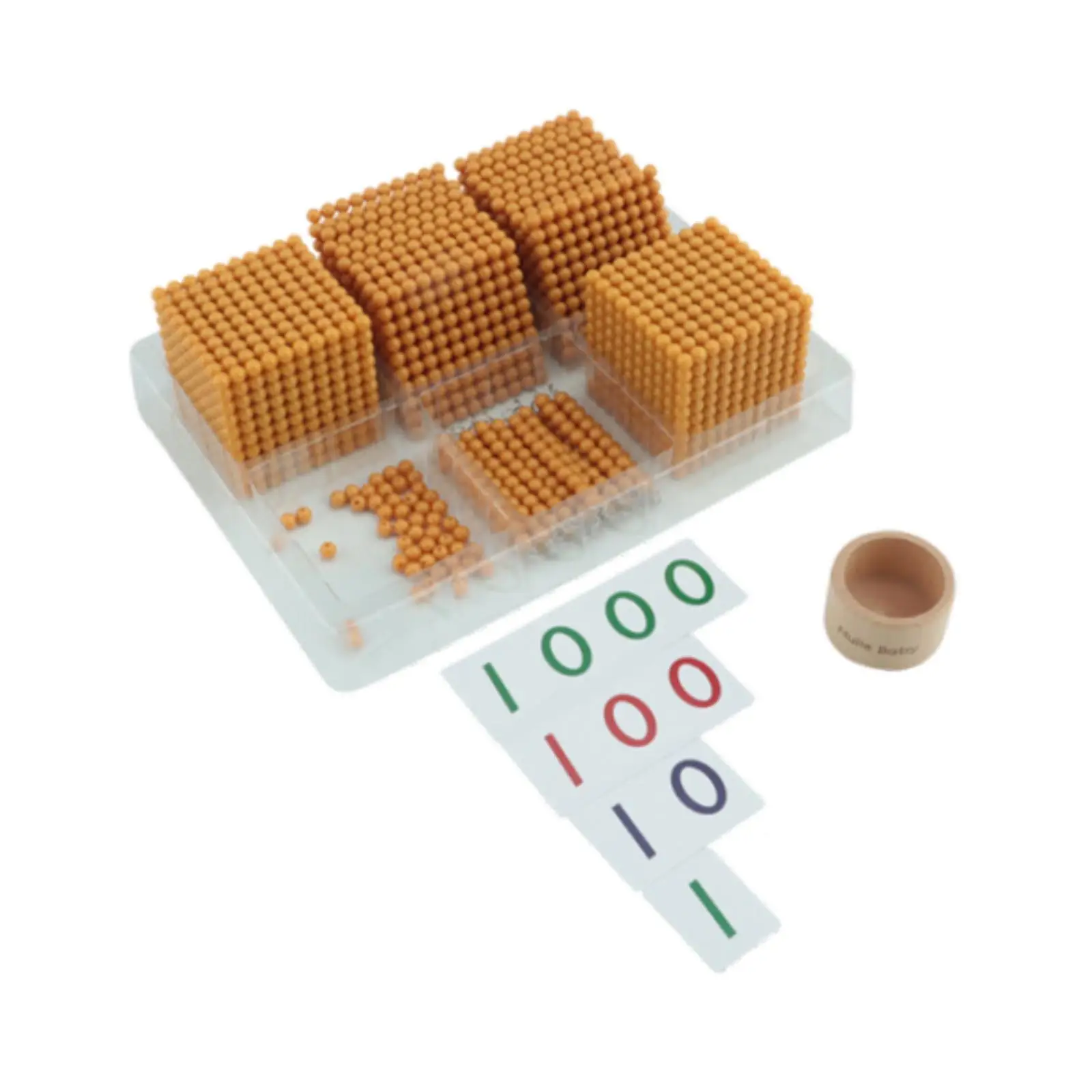 Montessori Math Beads Preschool Counting Toys for Children Early Education Interactive Learning Game
