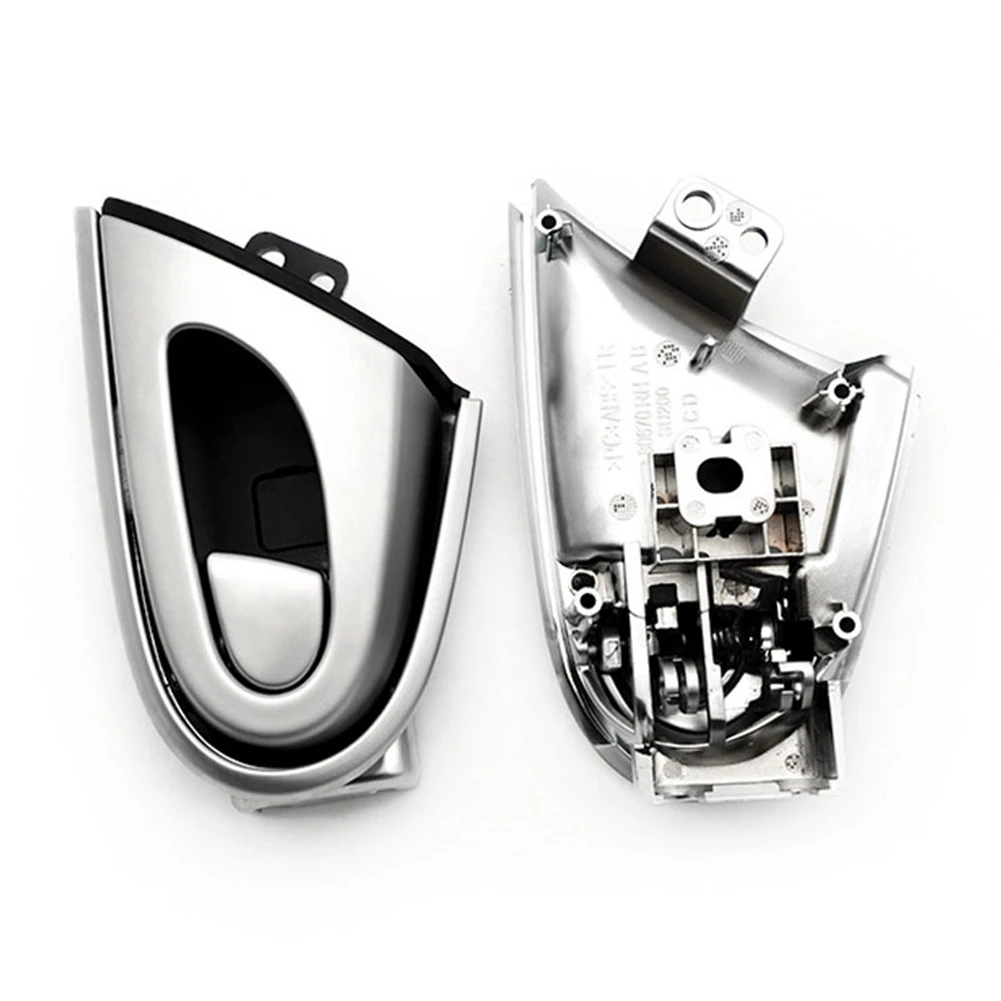 자동차 왼쪽 내부 문짝 핸들, 룩젠 7 SUV U7 2011-2017 문짝 핸들, 크롬 E플레이트 내부 문짝 걸쇠